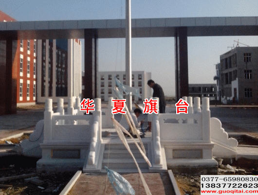 內蒙古烏蘭察布前期一中升旗臺